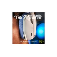 Logitech Lightspeed G435 Wireless Headset Blue & White - Ultimate Comfort & Immersive Sound!